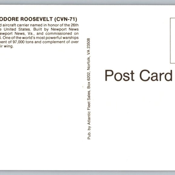 Postcard  Unposted Warships [CV] Lot of 8 Historic Collection #1171 - Picture 2 of 16